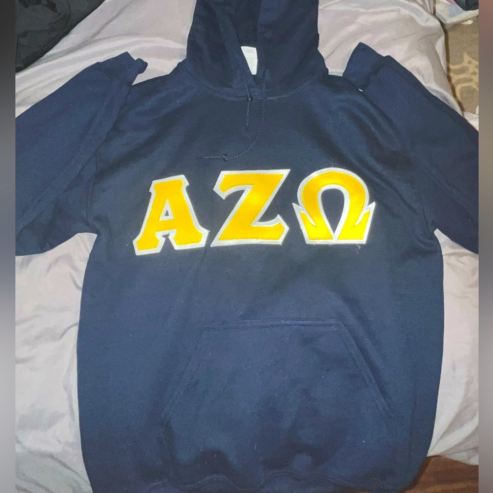 Alpha Zeta Omega (AZO) Lettered Hoodie
